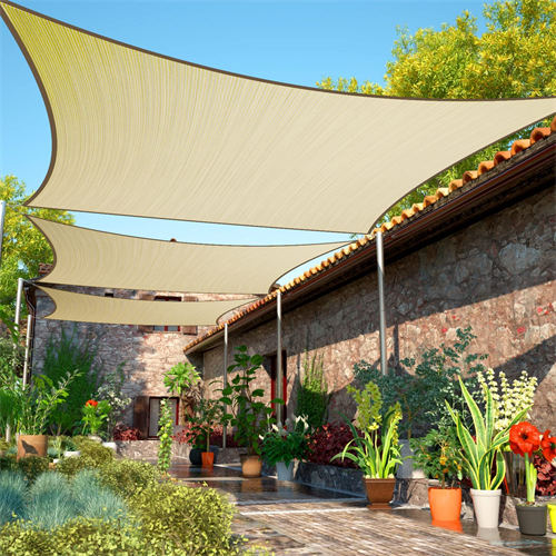 Đặt đẹp và khoa học tại một trong những hiện vật Lam che nắng ngoài trời HDPE Sun Shade sail