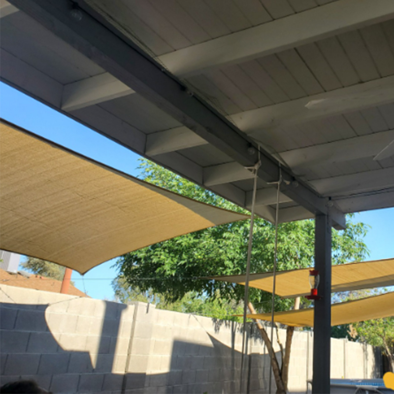 Cách lắp lưới che nắng